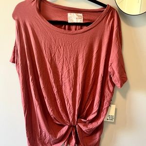 BNWT Jackson Rowe Knotty Tee, Brick, XL